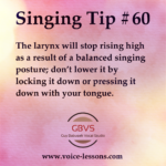 Singing Tips